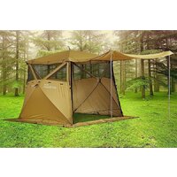 Кемпинговая палатка Higashi Pyramid Camp Olive Кухня-шатер 03462 - Изображение №5 — Chaika Market