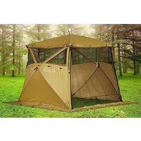 Кемпинговая палатка Higashi Pyramid Camp Olive Кухня-шатер 03462 - Изображение №3 — Chaika Market