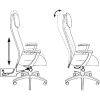Офисное кресло Бюрократ KB-8 TW-01 TW-11 (черный) - Изображение №6 — Chaika Market
