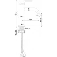 Смеситель Maxonor Pure Life PL1087-9 - Изображение №7 — Chaika Market