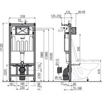 Унитаз подвесной Saniteco KW-99048 + AM101/1120 + M71-BL-01 - Изображение №23 — Chaika Market