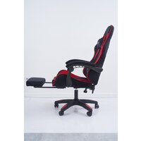 Игровое (геймерское) кресло Calviano 1584 (велюр, черный/красный) - Изображение №9 — Chaika Market