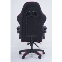 Игровое (геймерское) кресло Calviano 1584 (велюр, черный/красный) - Изображение №5 — Chaika Market