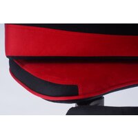 Игровое (геймерское) кресло Calviano 1584 (велюр, черный/красный) - Изображение №20 — Chaika Market