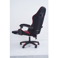 Игровое (геймерское) кресло Calviano 1584 (велюр, черный/красный) - Изображение №8 — Chaika Market