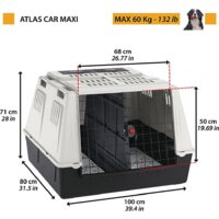 Автобокс Ferplast Atlas Car Maxi - Изображение №2 — Chaika Market