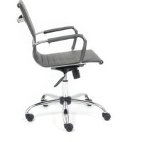 Офисное кресло TetChair Urban-Low (кожзам, металлик) - Изображение №3 — Chaika Market
