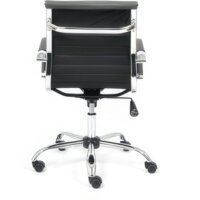 Офисное кресло TetChair Urban-Low (кожзам, металлик) - Изображение №5 — Chaika Market