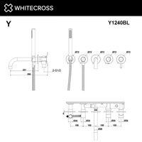 Смеситель Whitecross Y Y1240BL (черный матовый) - Изображение №3 — Chaika Market
