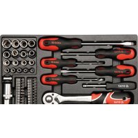 Универсальный набор инструментов Yato YT-38951 (80 предметов) - Изображение №4 — Chaika Market