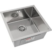 Кухонная мойка ARFEKA ECO AR 450*450 SATIN DECOR MILLET GRAINS — Chaika Market