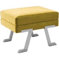 Банкетка Hype Mebel Битл (белый/золото) — Chaika Market