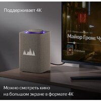 Умная колонка Яндекс Станция Макс (с хабом умного дома Zigbee, бежевый) - Изображение №5 — Chaika Market