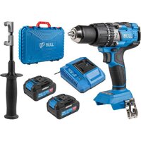 Ударная дрель-шуруповерт Bull SR 1805 (с 2-мя АКБ 4 Ah, кейс) — Chaika Market