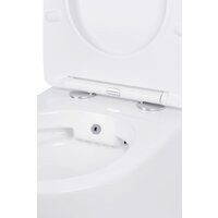 Унитаз подвесной Roxen Antares Bidet в комплекте с инсталляцией StounFix Dual Fresh 6 в 1 968424 (кнопка: сатин) - Изображение №5 — Chaika Market