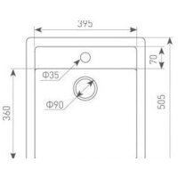 Кухонная мойка Zigmund & Shtain Platz 465 (индийская ваниль) - Изображение №3 — Chaika Market