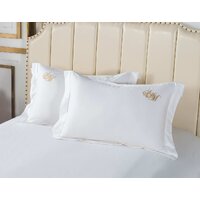 Семейный комплект постельного белья Sofi De MarkO Нельсон №4 7Е КТ-7Е-НС4 - Изображение №5 — Chaika Market