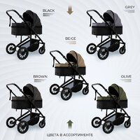Универсальная коляска Sweet Baby Amare GL 2в1 (серый) - Изображение №29 — Chaika Market