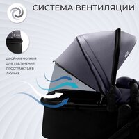 Универсальная коляска Sweet Baby Amare GL 2в1 (серый) - Изображение №6 — Chaika Market
