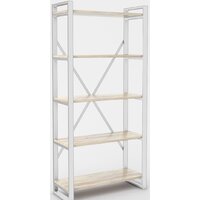 Стеллаж Hype Mebel Стандарт-2 80x200 (белый/древесина белая) - Изображение №1 — Chaika Market