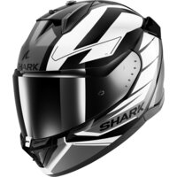 Мотошлем Shark D-Skwal 3 Sizler (р. M, черный/белый/серый) — Chaika Market