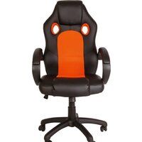 Офисное кресло Меб-ФФ MF-2008H (черный/оранжевый) - Изображение №2 — Chaika Market