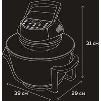 Аэрогриль (аэрофритюрница) GFgril GFA-GL17D - Изображение №16 — Chaika Market