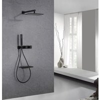 Душевая система  Abber Rund AF8750B (черный матовый) - Изображение №2 — Chaika Market