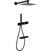 Душевая система  Abber Rund AF8750B (черный матовый) — Chaika Market