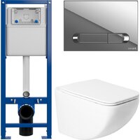 Унитаз подвесной Saniteco KW-99048 + 64110 + S-IN-MZ-VECTOR — Chaika Market
