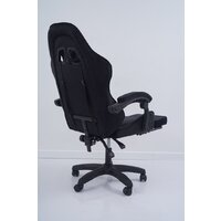 Игровое (геймерское) кресло Calviano 1584 (велюр, черный) - Изображение №4 — Chaika Market