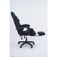 Игровое (геймерское) кресло Calviano 1584 (велюр, черный) - Изображение №3 — Chaika Market