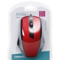 Мышь Omega OM08R (красный) - Изображение №4 — Chaika Market