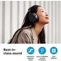Наушники Sennheiser Momentum 4 Wireless (белый) - Изображение №2 — Chaika Market