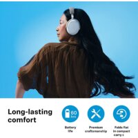 Наушники Sennheiser Momentum 4 Wireless (белый) - Изображение №5 — Chaika Market