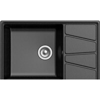 Кухонная мойка GranFest GF-V-780L (черный) - Изображение №2 — Chaika Market
