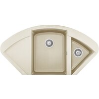 Кухонная мойка Elleci Easy Corner Bianco Antico 62 — Chaika Market