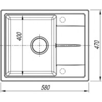 Кухонная мойка ARFEKA Alexia 58 Silken White - Изображение №5 — Chaika Market