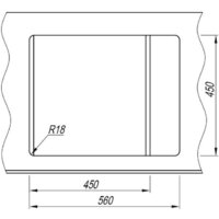 Кухонная мойка ARFEKA Alexia 58 Silken White - Изображение №6 — Chaika Market