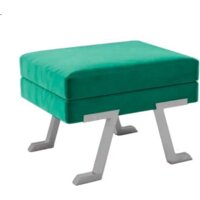 Банкетка Hype Mebel Битл (белый/зеленый) — Chaika Market