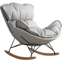 Кресло-качалка Mio Tesoro Монга (светло-серый) — Chaika Market