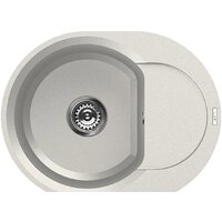 Кухонная мойка Elleci Easy Round 600 Bianco Titano 68 — Chaika Market