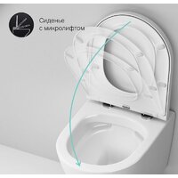 Унитаз подвесной AM.PM Sense C741701SC - Изображение №9 — Chaika Market