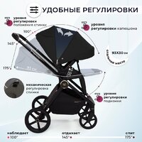 Универсальная коляска Sweet Baby Stella Plus Neo 3в1 (черный) - Изображение №9 — Chaika Market