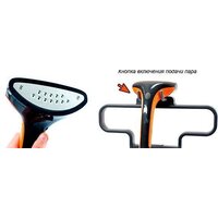 Отпариватель MIE Deluxe (оранжевый) - Изображение №8 — Chaika Market