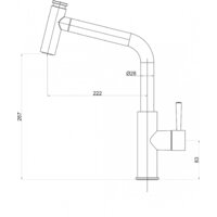 Смеситель Maxonor Pure Life PL4281-9 - Изображение №2 — Chaika Market