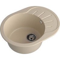 Кухонная мойка GranFest Rondo GF-R580L (кашемир) - Изображение №2 — Chaika Market