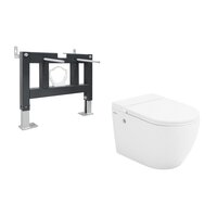 Унитаз подвесной Abber Bequem AC1108P-AC0101P (с импульсным смывом) — Chaika Market