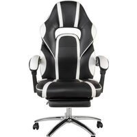 Игровое (геймерское) кресло Меб-ФФ MF-2012 (черный/белый) - Изображение №2 — Chaika Market