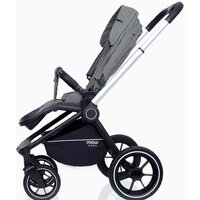 Универсальная коляска Rant MOWbaby Zoom PU (2 в 1, silver grey) - Изображение №10 — Chaika Market